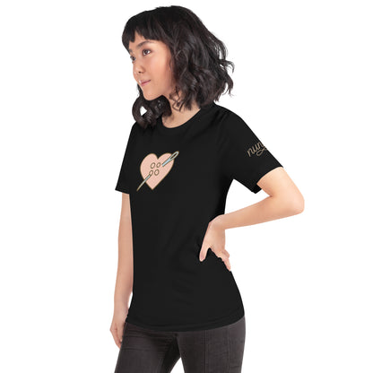 Simple Cute Stitched Heart | Unisex T-Shirt